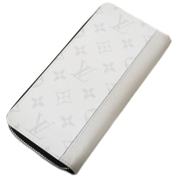 Louis Vuitton Vertical Zipper Wallet Zippy White Long Monogram - Picture 1 of 15